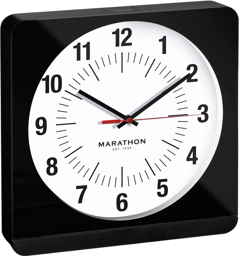 Studio Edition Jumbo Wall Clock /// Marathon
