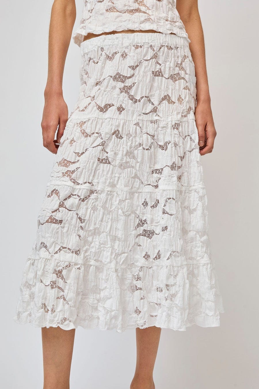 Keren Skirt in White