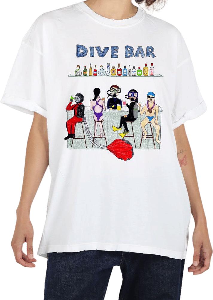 Unfortunate Portrait Dive Bar Tee