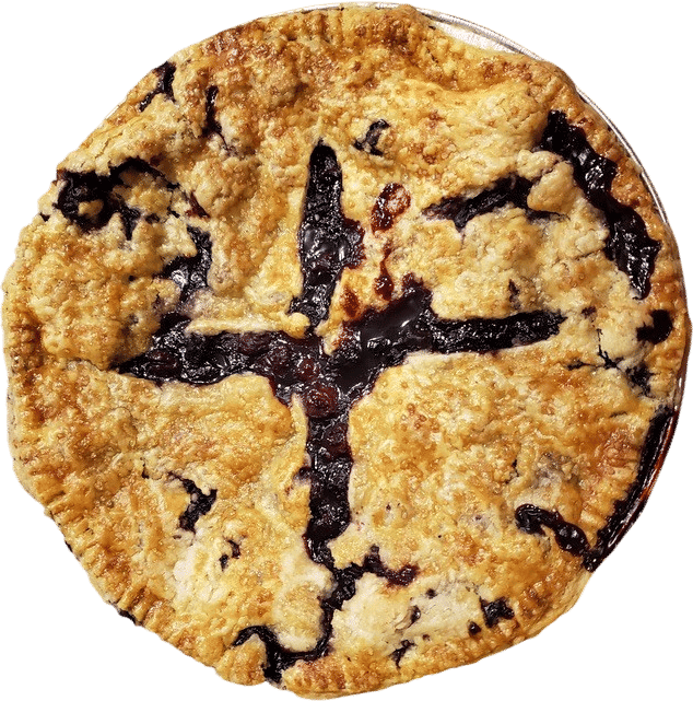 This Modified Blueberry Ginger Pie Recipe by My Sister