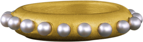Loren Nicole Spine Pearl Band Ring