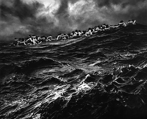 Robert Longo - Charcoal Art