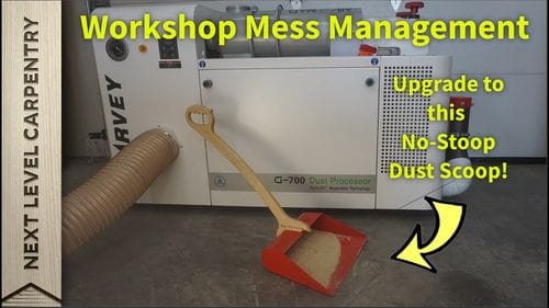 Make This No-Stoop Dust Scoop