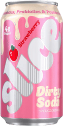 Slice strawberry dirty soda