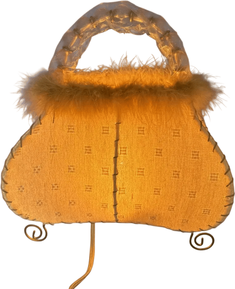 Vintage Handbag Purse Lamp
