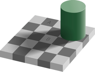 Checker shadow illusion