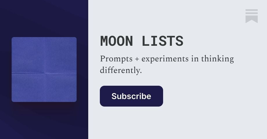 Moon Lists