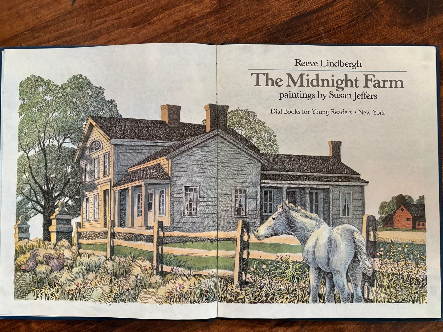 The Midnight Farm by Reeve Lindbergh, Paintings by Susan Jeffers