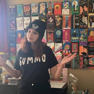 VHSGIRL Woodblock Paintings and Prints