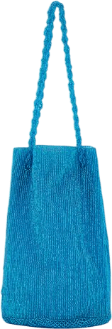Pura Utz La Isla Rope Beaded Pouch
