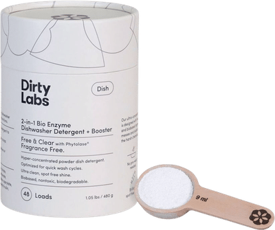 2-in-1 Bio Enzyme Dishwasher Detergent + Booster