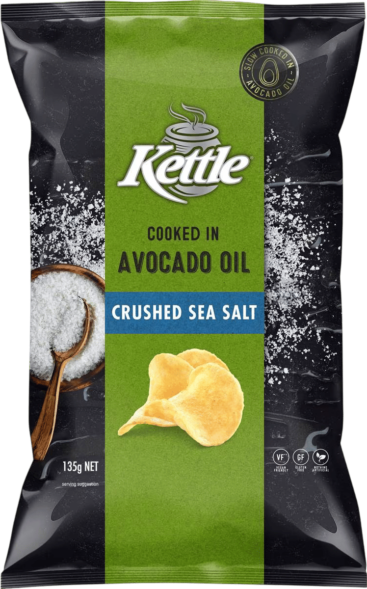 Kettle Chips Cooked In Avocado Oil Crushed Sea Salt