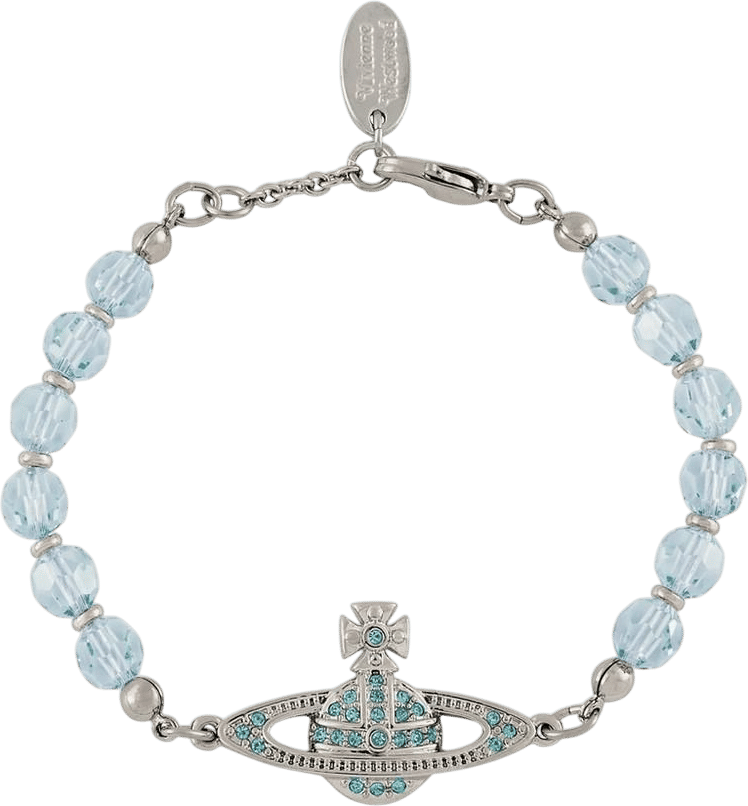 Vivienne Westwood Platinum Messaline Bracelet