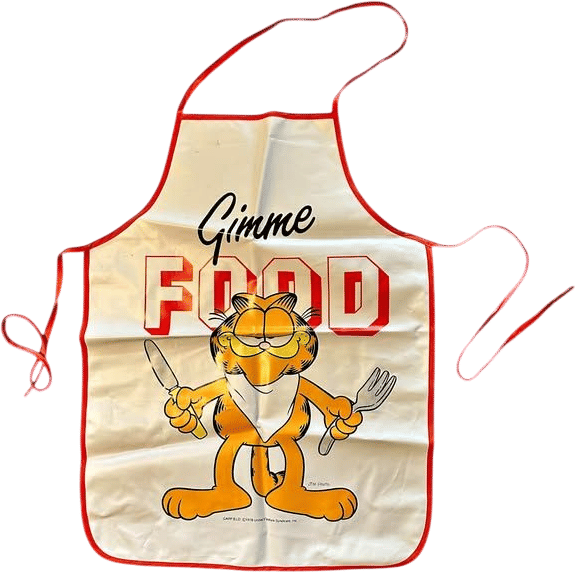 1978 Vintage Garfield PVC Apron