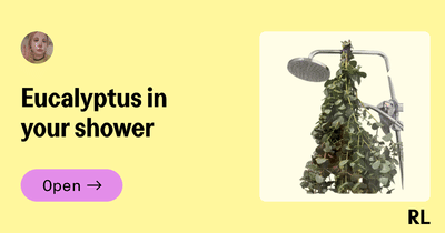 Shower Eucalyptus