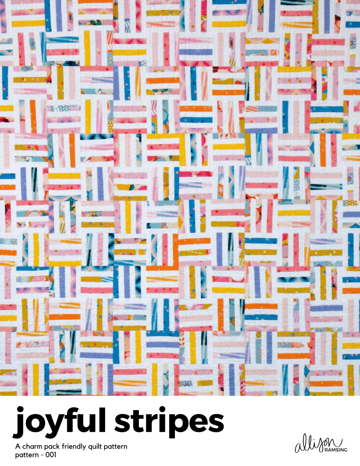Joyful Stripes Quilt Pattern (Allison Ramsing)