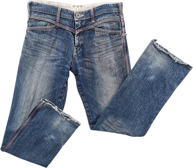 Coco Lulu Jeans Distressed Vintage Coco Lulu Denim Pants Made in USA Size 32 - Etsy