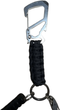 Paracord Keychain Carabiner Clip