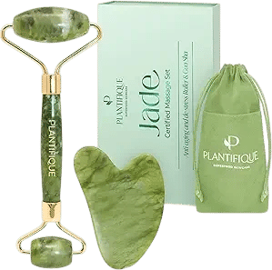 Plantifique Jade Roller & Gua Sha Set