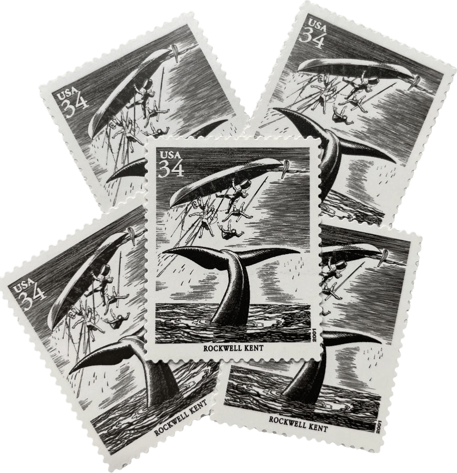 Hoarding + using unused vintage USPS stamps