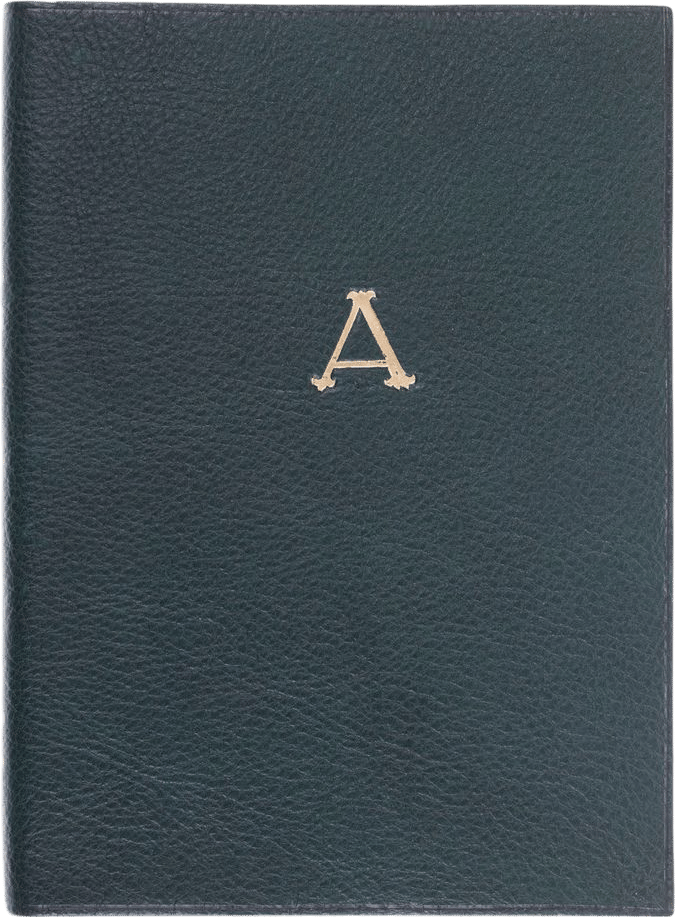 Monogramma Leather Notebook
