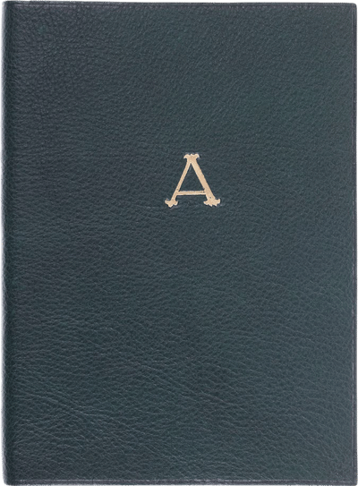 Monogramma Leather Notebook