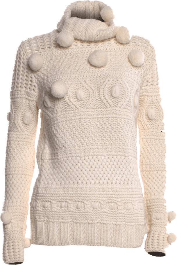 Malo Preowned (Cashmere) Pom Pom Sweaters