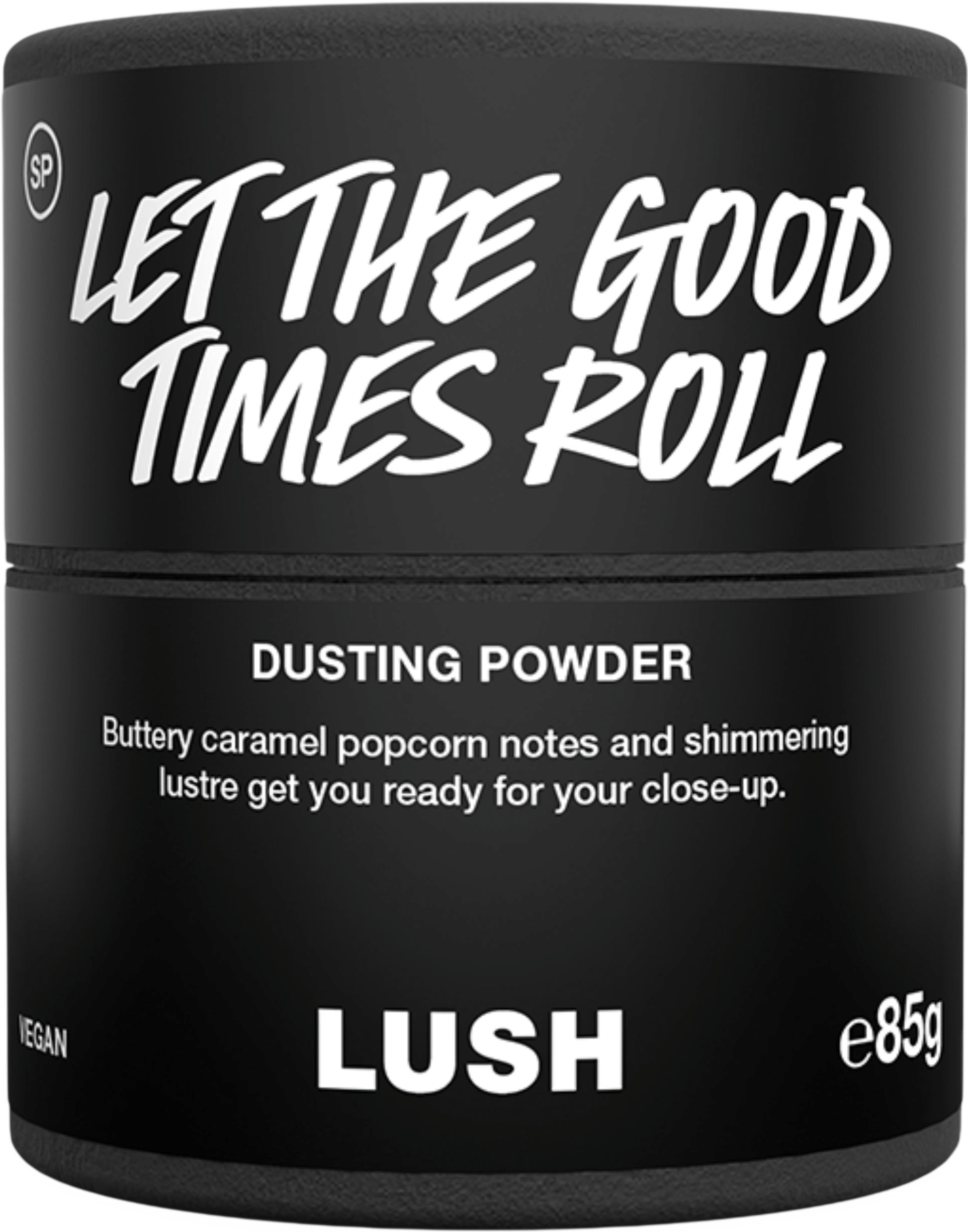 lush dusting powder let the good times roll