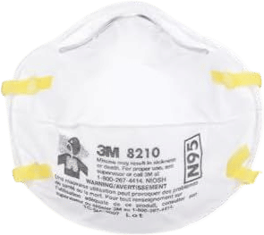 3M 8210 Particulate Respirator, N95, Pack of 20 Disposable Respirator, NIOSH APPROVED, Two-Strap Cup Style Design, Lightweight with Cushioning Nose Foam