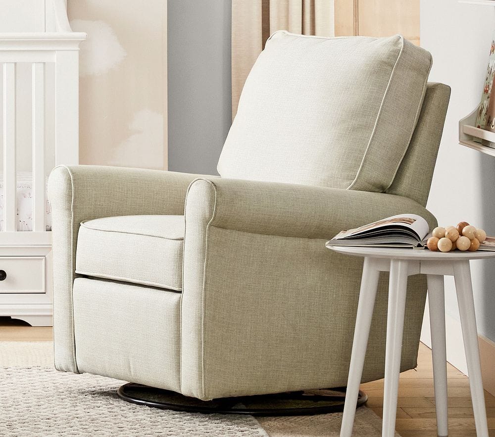 pottery barn small spaces glider