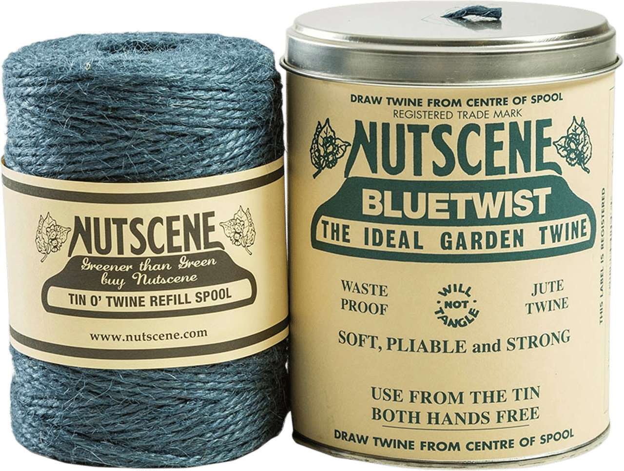British Garden Twine in Tin