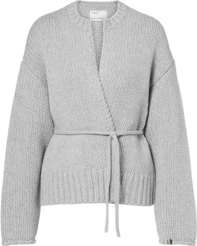 Ginza cashmere wrap cardigan in grey - Extreme Cashmere | Mytheresa