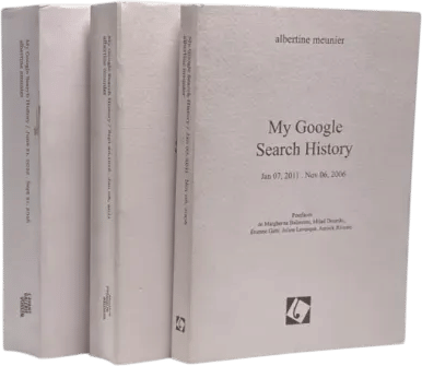 My Google Search History by Albertine Meunier (2006-2011)