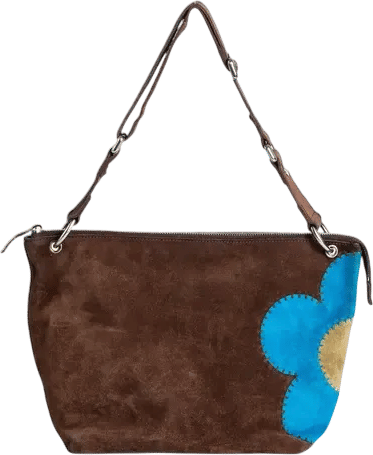 Celine Brown Suede Handbag