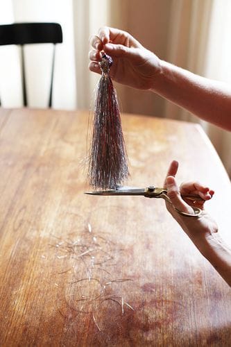 DIY: How to Make Tinsel Tassels