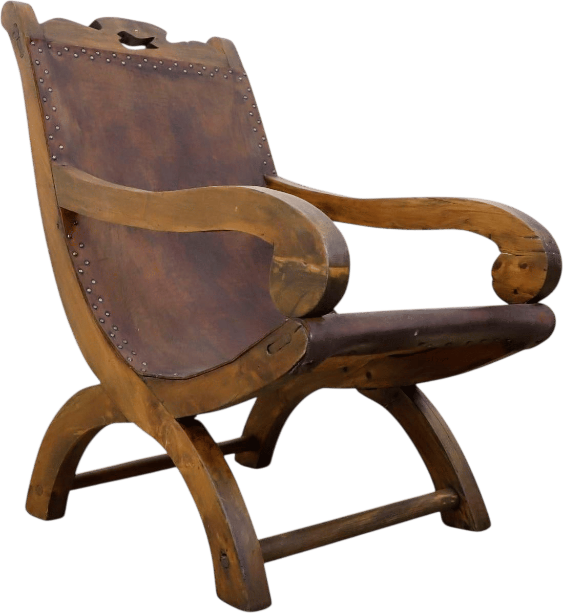 Mexican “Butaque” Armchair In the Style of William Spratling Taxco.