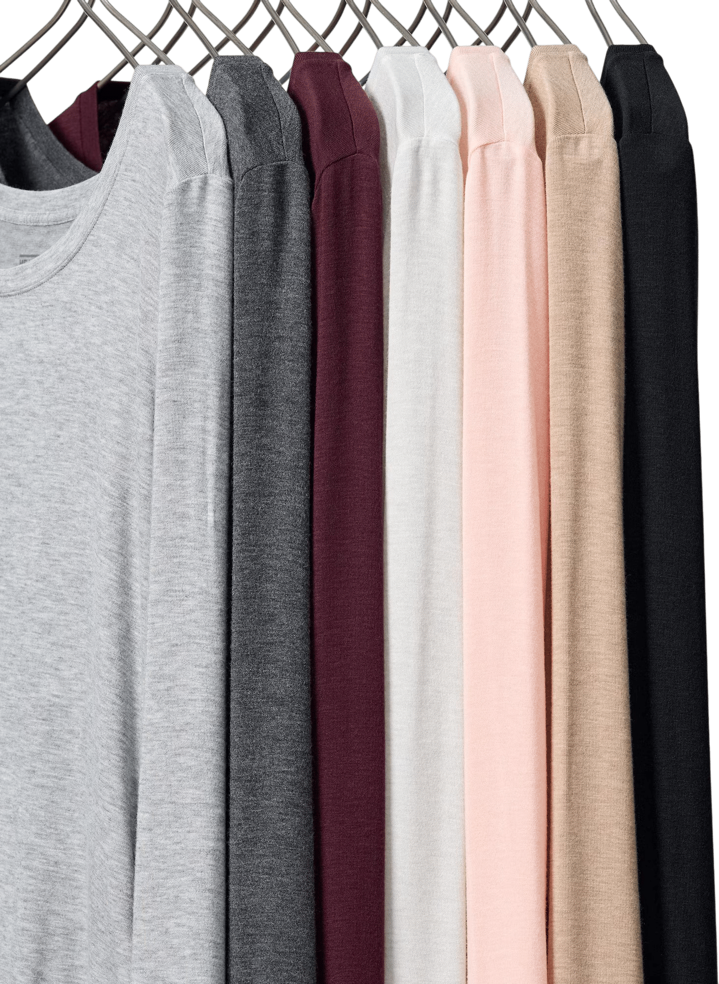 Uniqlo Cashmere Blend Long Sleeve Scoop Neck