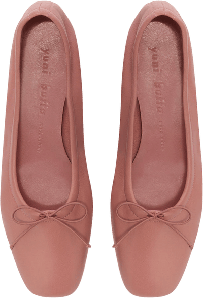 Pia Ballerina Flat in Rosey Pink