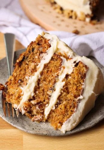 The Best Ever Homemade Carrot Cake with Cream Cheese Frosting