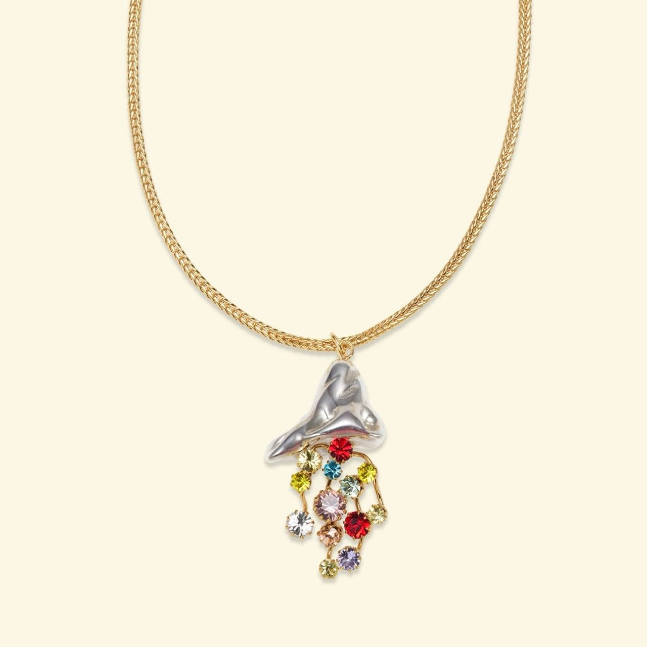Bangla Begum Mercure Necklace Silver
