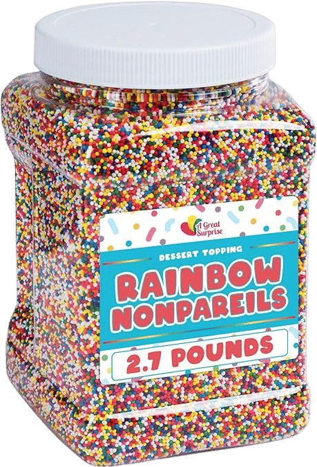 Rainbow Nonpareils Sprinkles