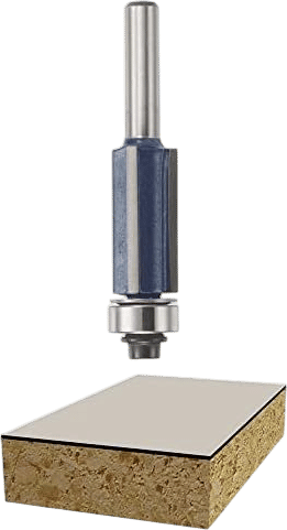 BOSCH 85216M 1/2 In. x 1 In. Carbide Tipped 3-Flute Flush Trim Bit