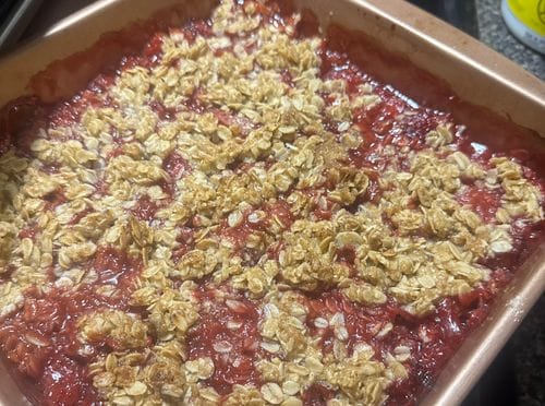 Strawberry-Rhubarb Crisp
