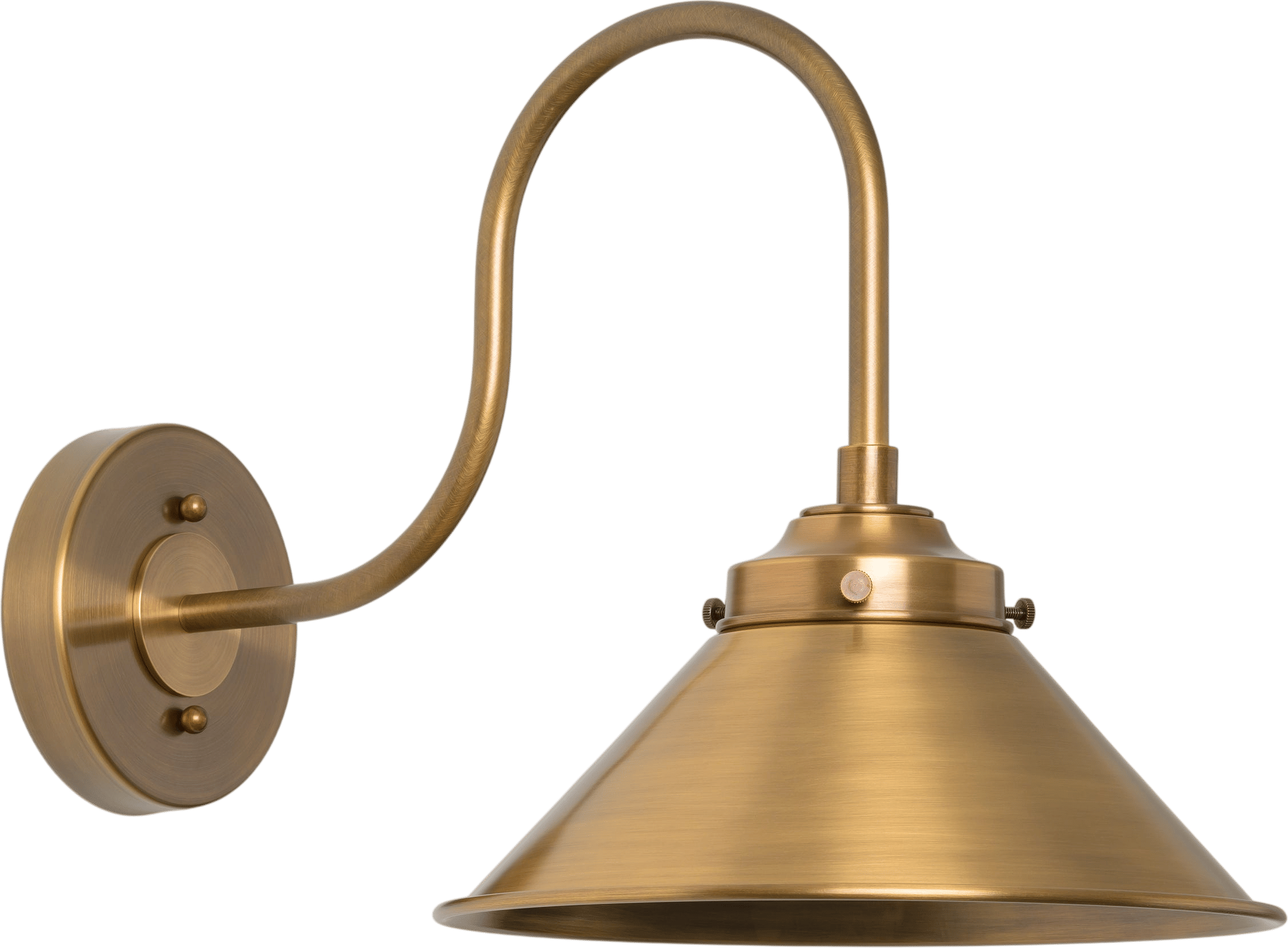 Olde Brick Lighting Penn Outdoor Gooseneck Sconce