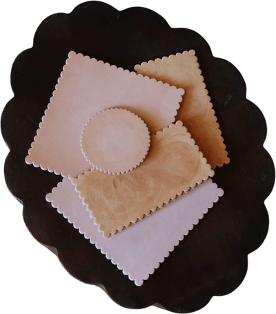 Vegetable Tanned LP Leather Coasters