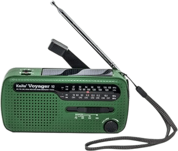 Voyager V2  Solar AM/FM/SW NOAA Weather Band Radio