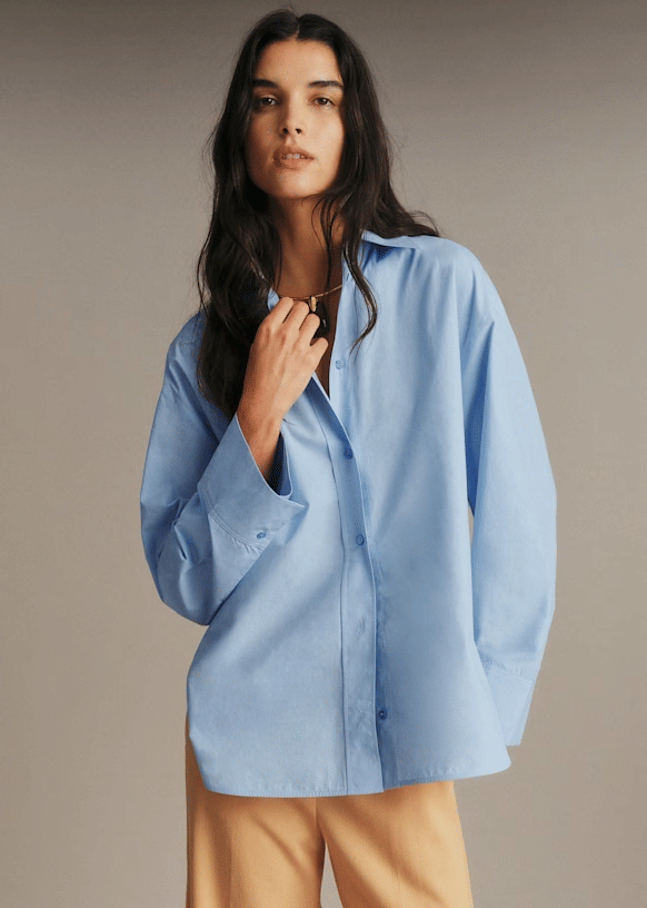 Jade Shirt in Sky Blue