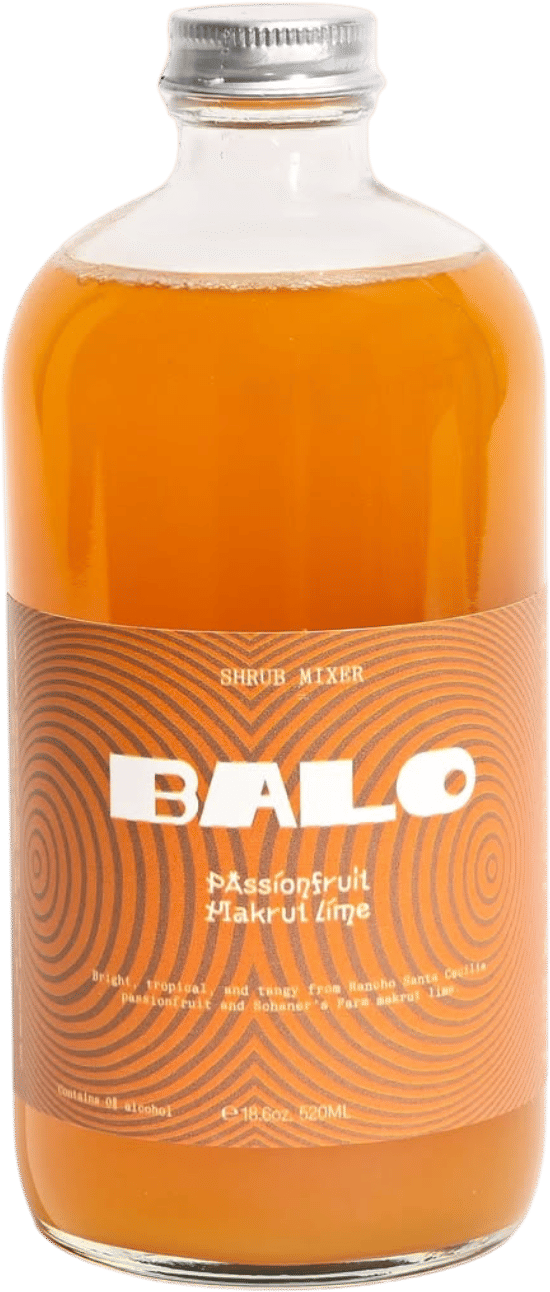 Passionfruit + Makrut Lime Shrub Mixer