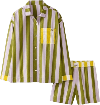 Women's Dusen Dusen Long Sleeve Poplin Pajama Set