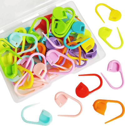 Colorful Plastic Stitch Markers